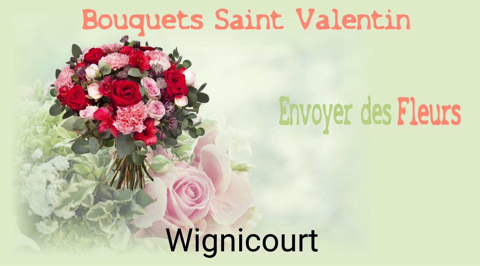 Roses de Saint-Valentin livrées à Wignicourt